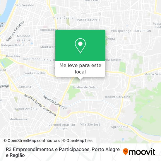 R3 Empreendimentos e Participacoes mapa