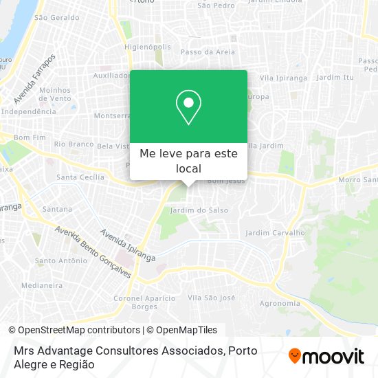 Mrs Advantage Consultores Associados mapa