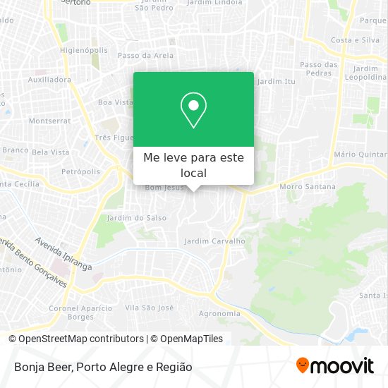 Bonja Beer mapa