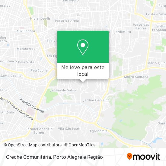 Creche Comunitária mapa
