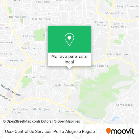 Ucs- Central de Servicos mapa