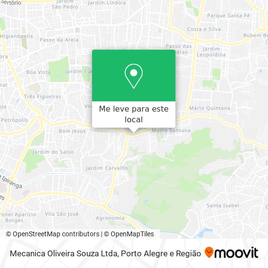 Mecanica Oliveira Souza Ltda mapa