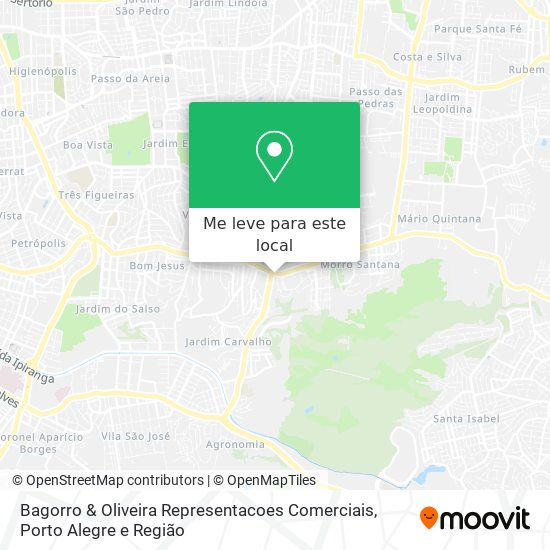 Bagorro & Oliveira Representacoes Comerciais mapa