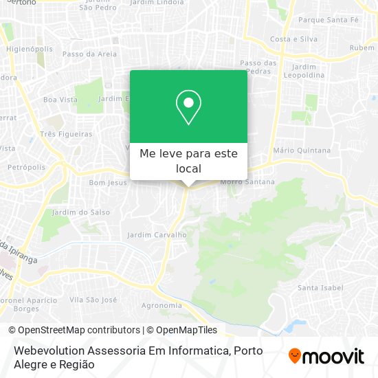 Webevolution Assessoria Em Informatica mapa