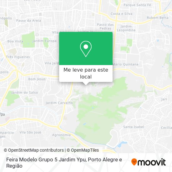 Feira Modelo Grupo 5 Jardim Ypu mapa