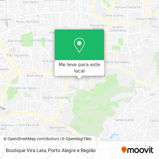 Boutique Vira Lata mapa