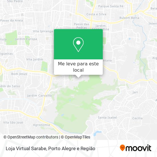 Loja Virtual Sarabe mapa