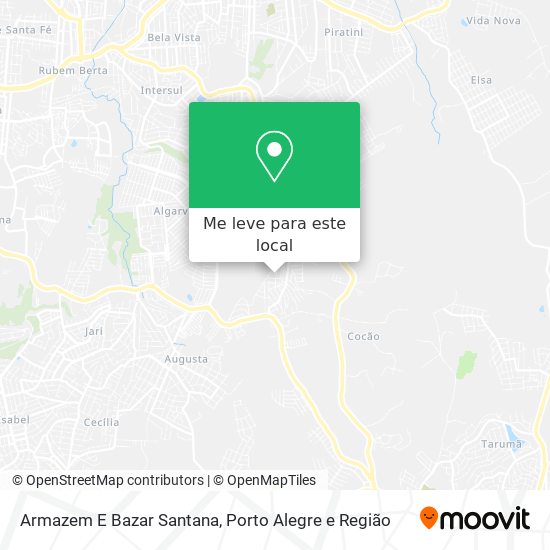 Armazem E Bazar Santana mapa