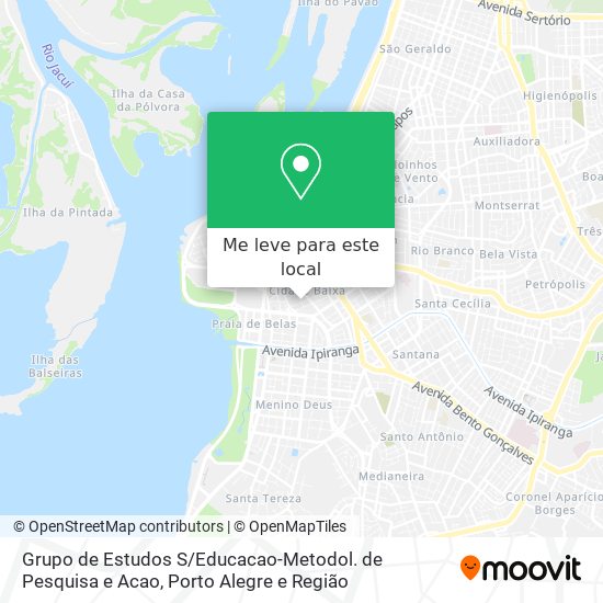 Grupo de Estudos S / Educacao-Metodol. de Pesquisa e Acao mapa