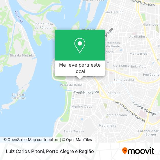 Luiz Carlos Pitoni mapa