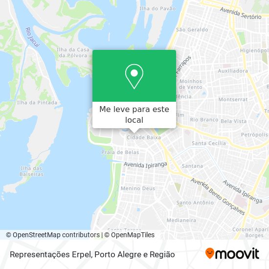 Representações Erpel mapa