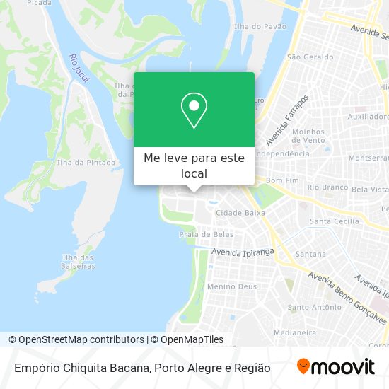 Empório Chiquita Bacana mapa