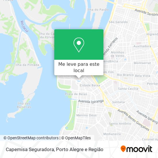 Capemisa Seguradora mapa