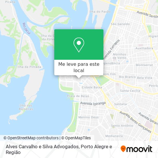 Alves Carvalho e Silva Advogados mapa