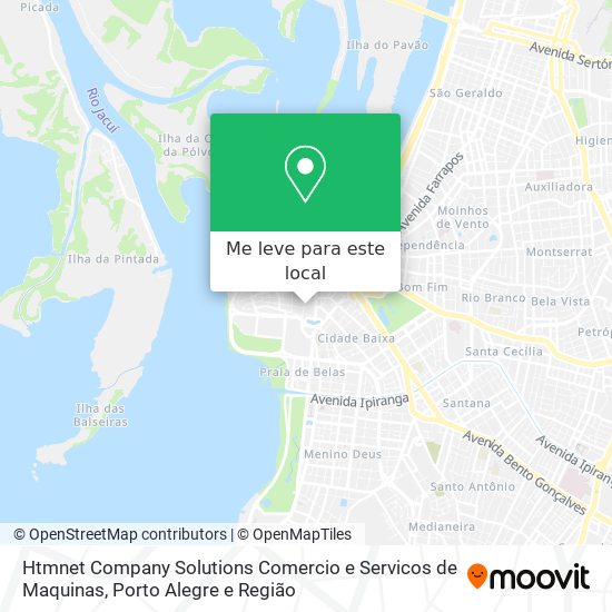 Htmnet Company Solutions Comercio e Servicos de Maquinas mapa