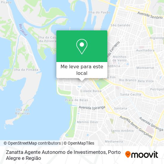 Zanatta Agente Autonomo de Investimentos mapa