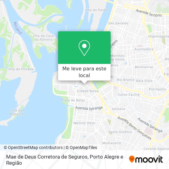 Mae de Deus Corretora de Seguros mapa