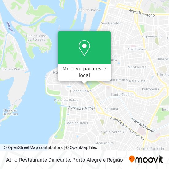 Atrio-Restaurante Dancante mapa
