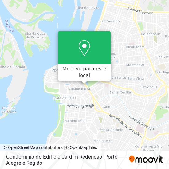Condomínio do Edifício Jardim Redenção mapa