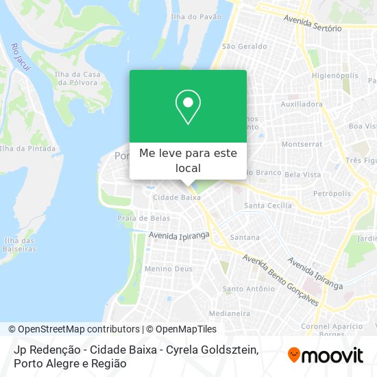 Jp Redenção - Cidade Baixa - Cyrela Goldsztein mapa