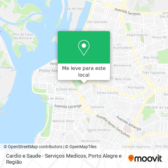 Cardio e Saude - Serviços Medicos mapa