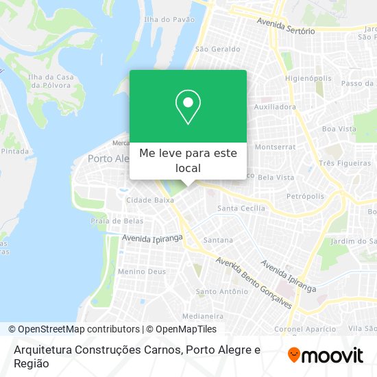 Arquitetura Construções Carnos mapa