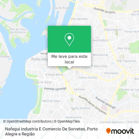 Nafegui Industria E Comercio De Sorvetes mapa