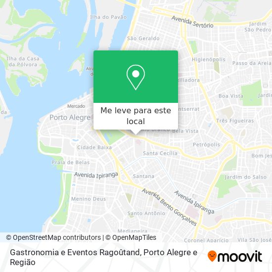 Gastronomia e Eventos Ragoûtand mapa