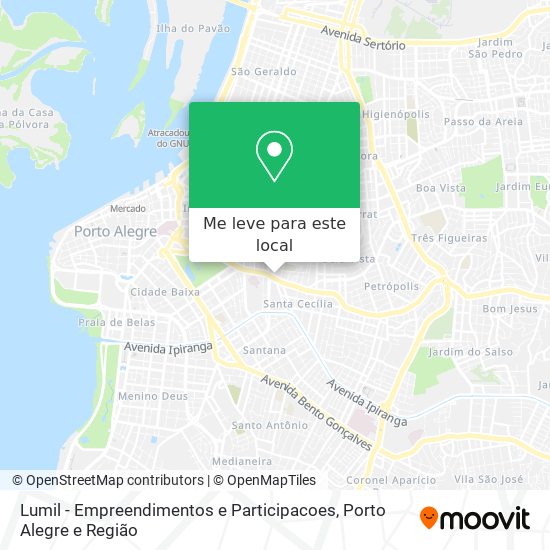 Lumil - Empreendimentos e Participacoes mapa