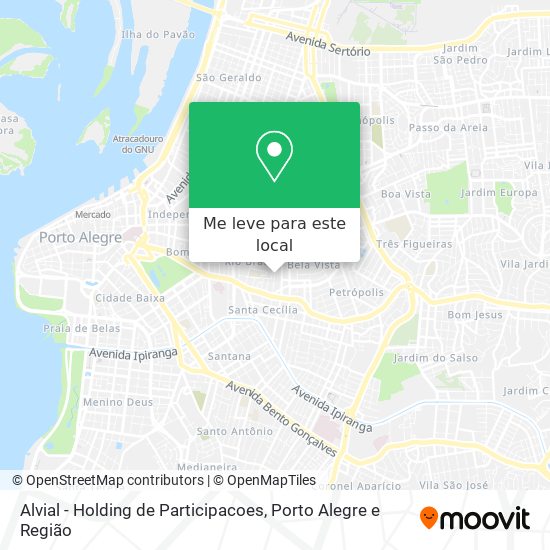 Alvial - Holding de Participacoes mapa