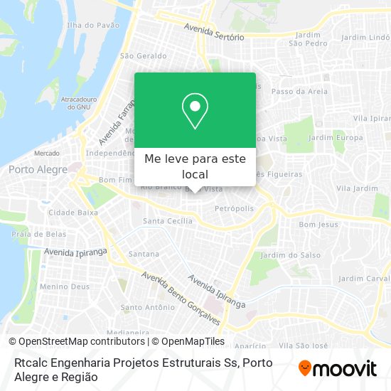 Rtcalc Engenharia Projetos Estruturais Ss mapa