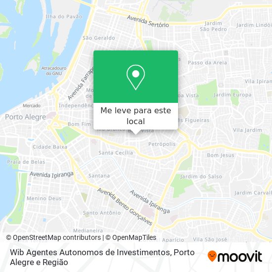Wib Agentes Autonomos de Investimentos mapa