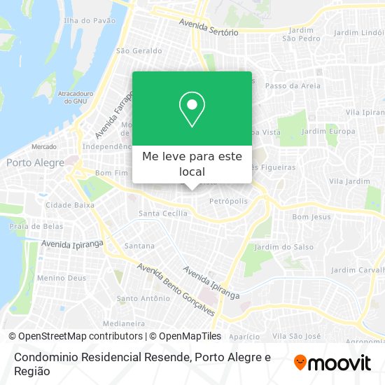 Condominio Residencial Resende mapa