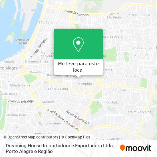 Dreaming House Importadora e Exportadora Ltda mapa