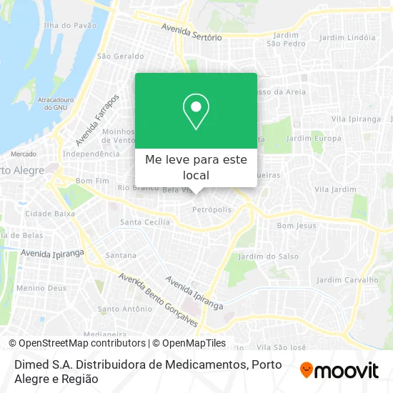 Dimed S.A. Distribuidora de Medicamentos mapa