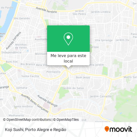 Koji Sushi mapa