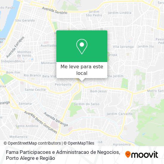 Fama Participacoes e Administracao de Negocios mapa