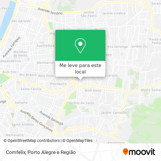 Comfelix mapa