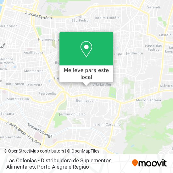 Las Colonias - Distribuidora de Suplementos Alimentares mapa