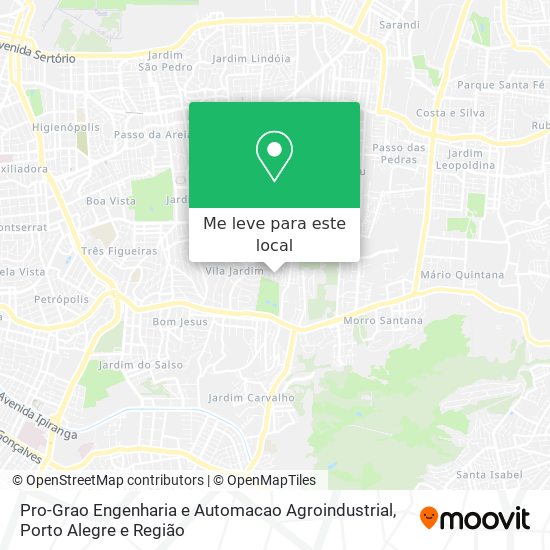 Pro-Grao Engenharia e Automacao Agroindustrial mapa