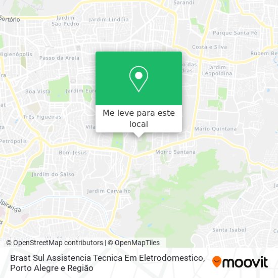 Brast Sul Assistencia Tecnica Em Eletrodomestico mapa