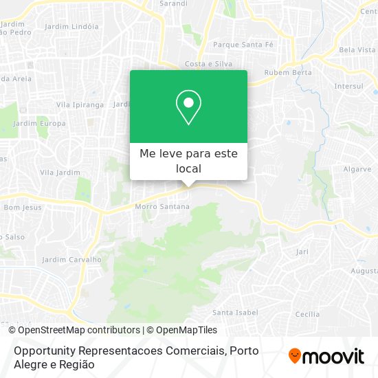 Opportunity Representacoes Comerciais mapa