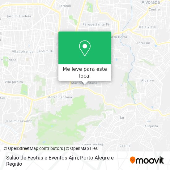 Salão de Festas e Eventos Ajm mapa
