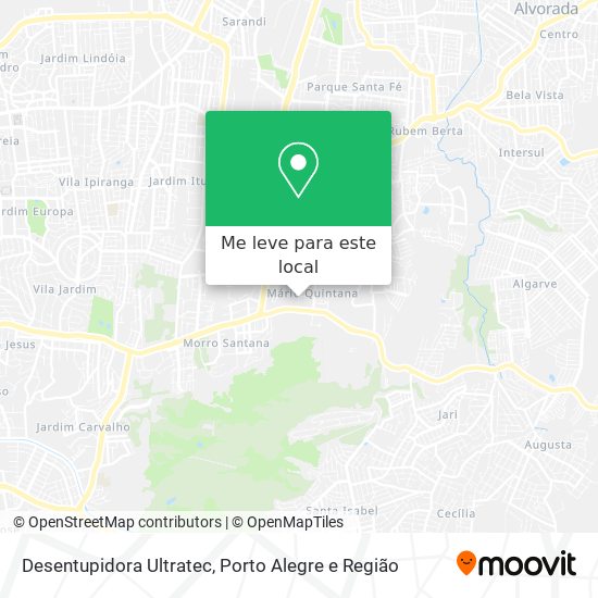 Desentupidora Ultratec mapa