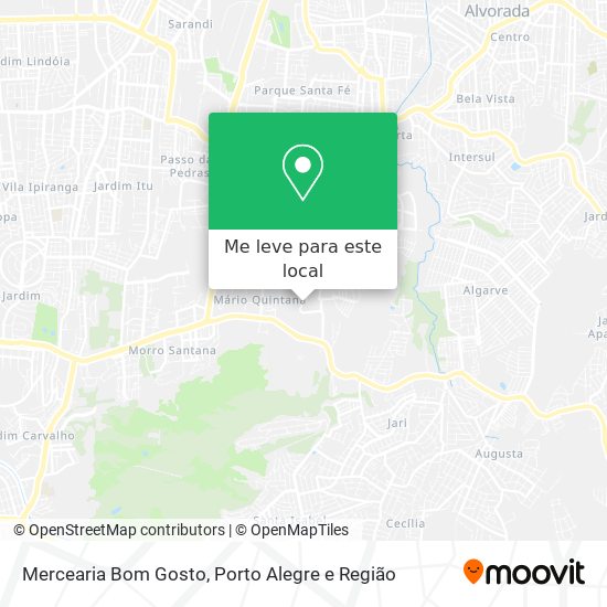 Mercearia Bom Gosto mapa