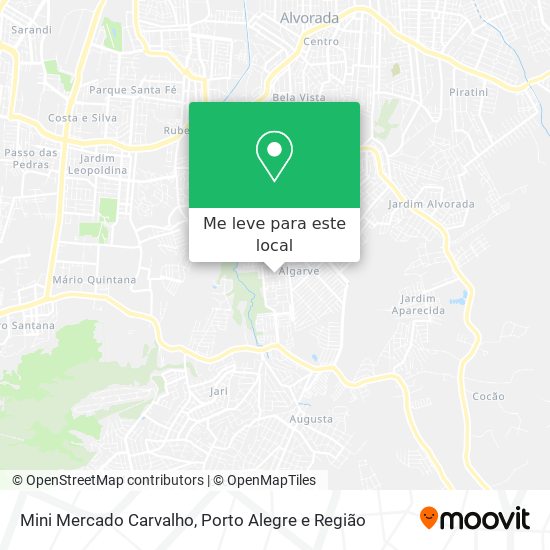 Mini Mercado Carvalho mapa