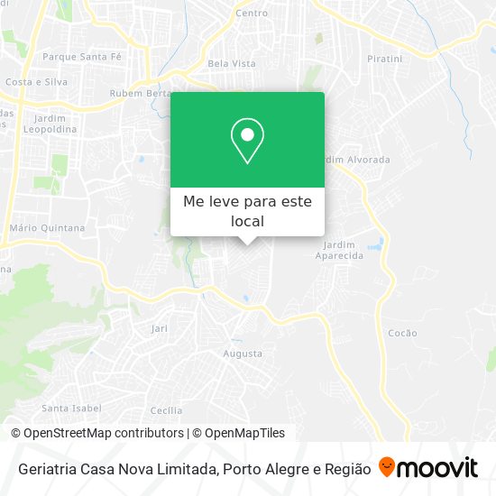 Geriatria Casa Nova Limitada mapa