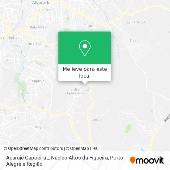 Acaraje Capoeira _ Núcleo Altos da Figueira mapa