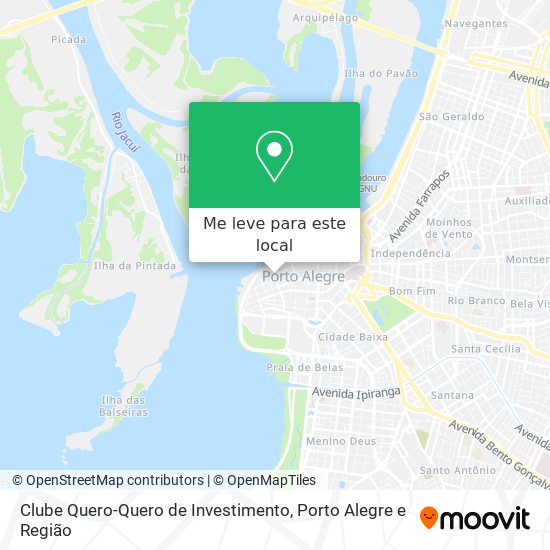 Clube Quero-Quero de Investimento mapa