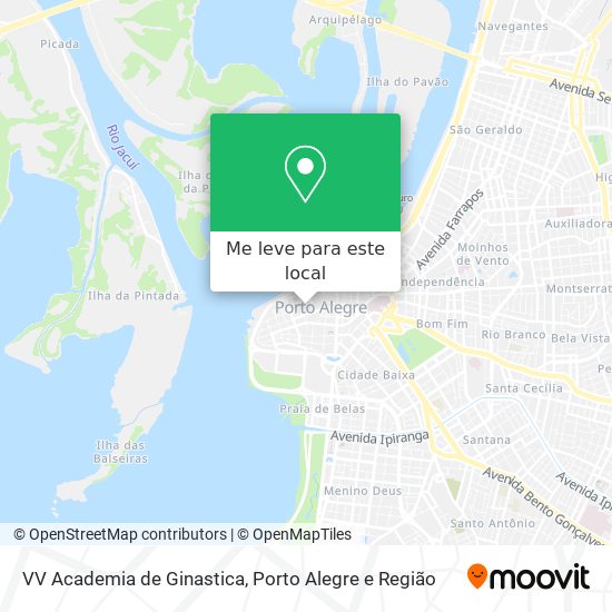 VV Academia de Ginastica mapa